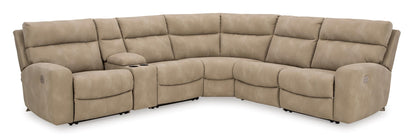 Next-Gen DuraPella 6-Piece Power Reclining Sectional with Console