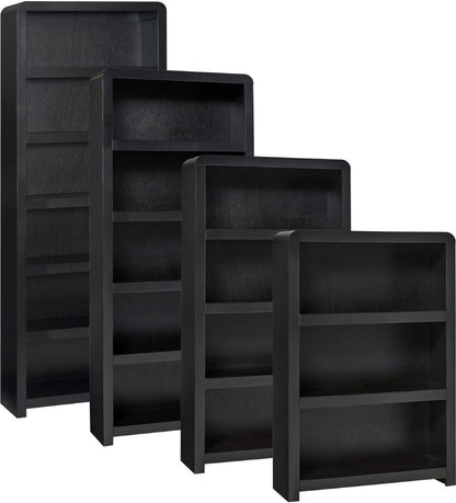 Nora 48" Black Bookcase
