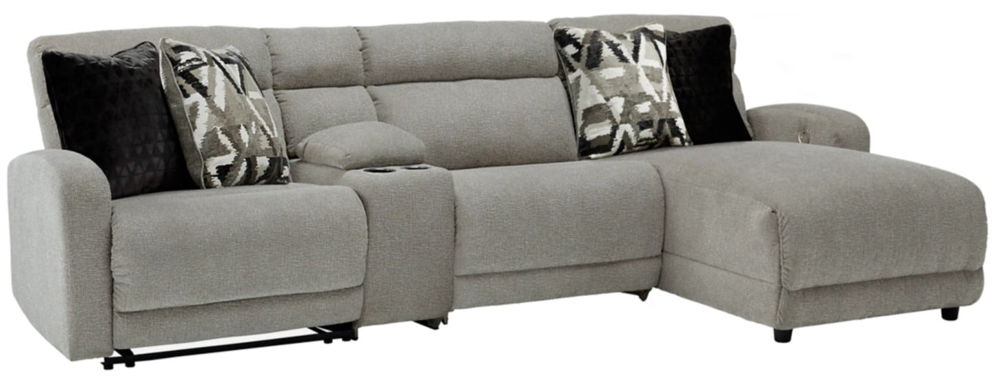 Colleyville 4-Piece Power Reclining Sectional with Chaise