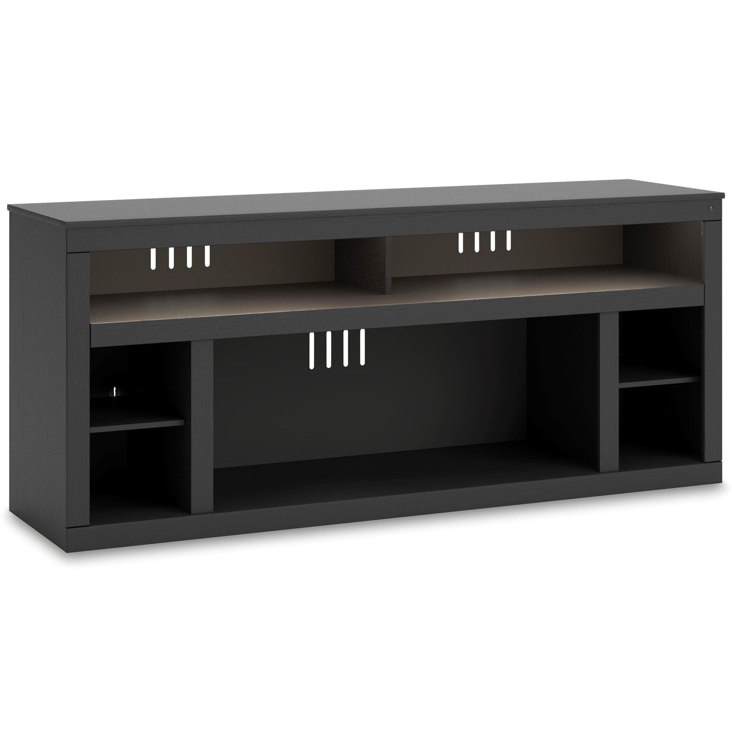 Cayberry 72" TV Stand with Fireplace and Audio Option