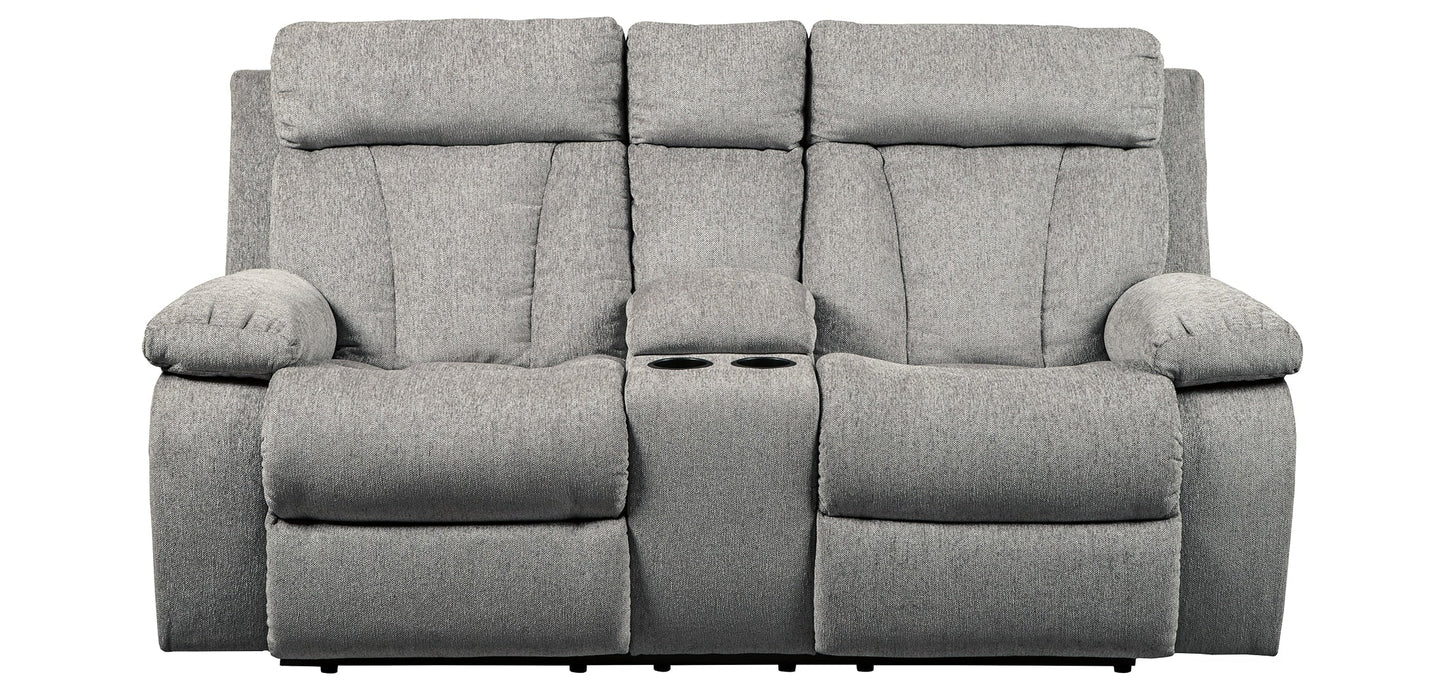 Mitchiner Reclining Loveseat with Console