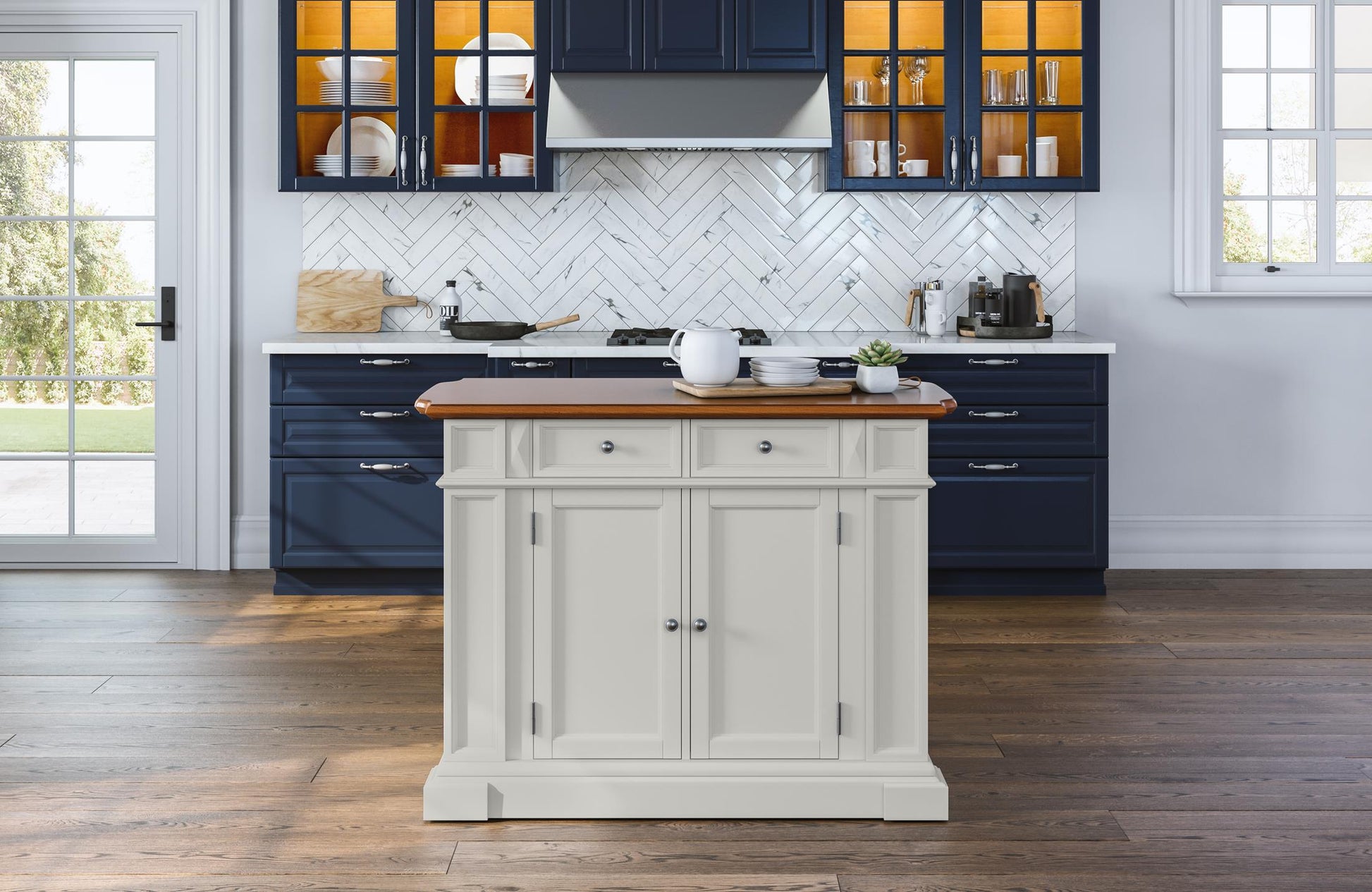 Americana Kitchen Island