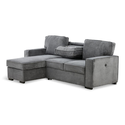 Amir 2-Piece Sectional With Sofa Bed