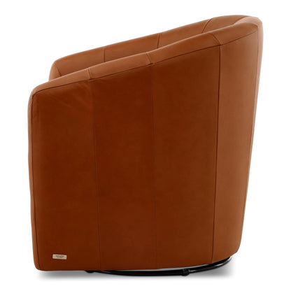 Giada Leather Swivel Chair