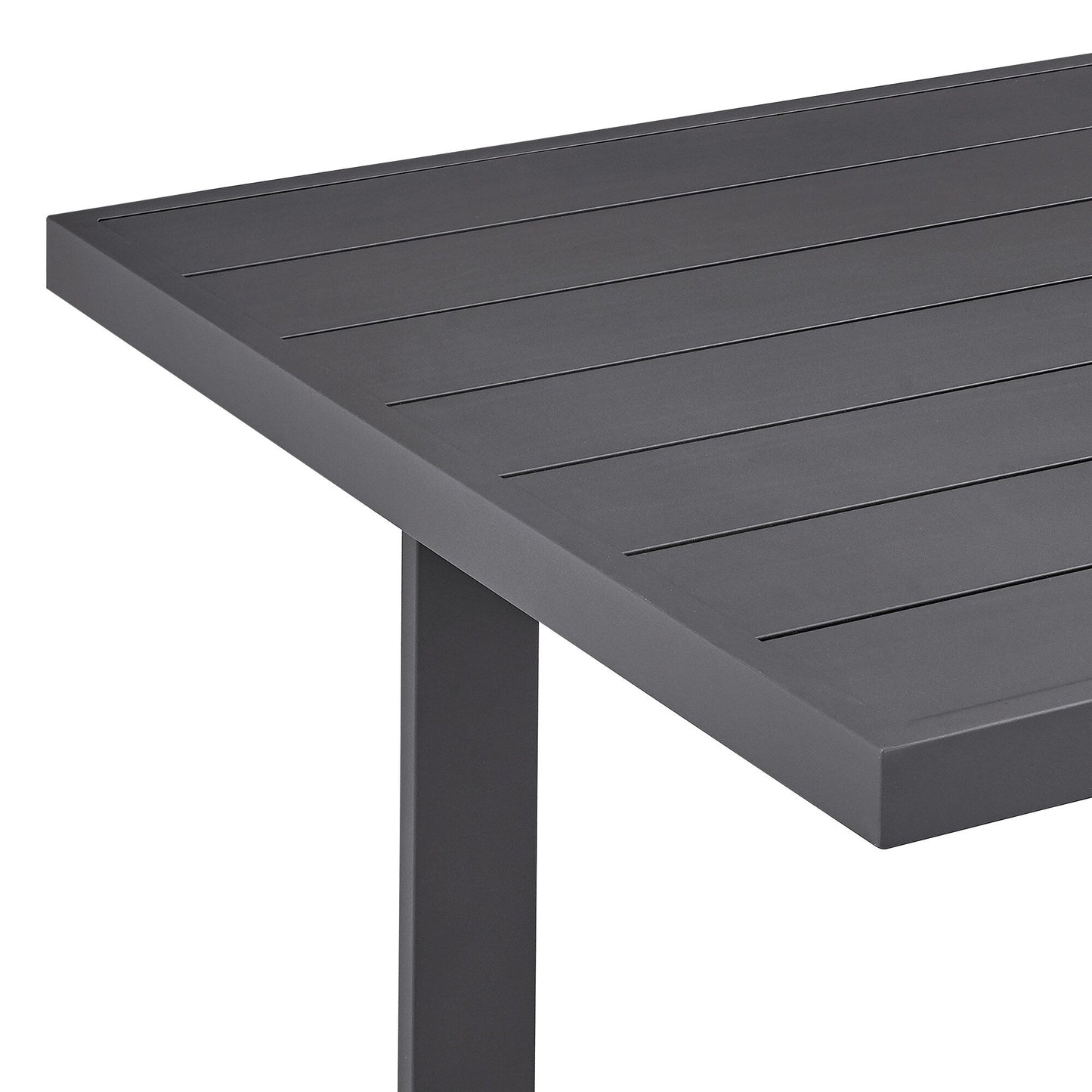 Argiope Outdoor Patio Dining Table in Aluminum