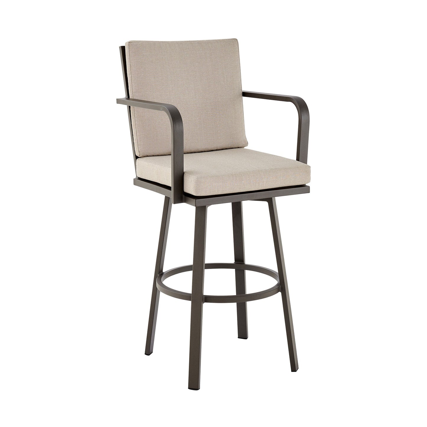 Don 26" Outdoor Patio Swivel Counter Stool