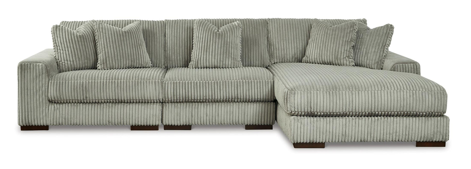 Lindyn 3-Piece Fog Sectional with Chaise