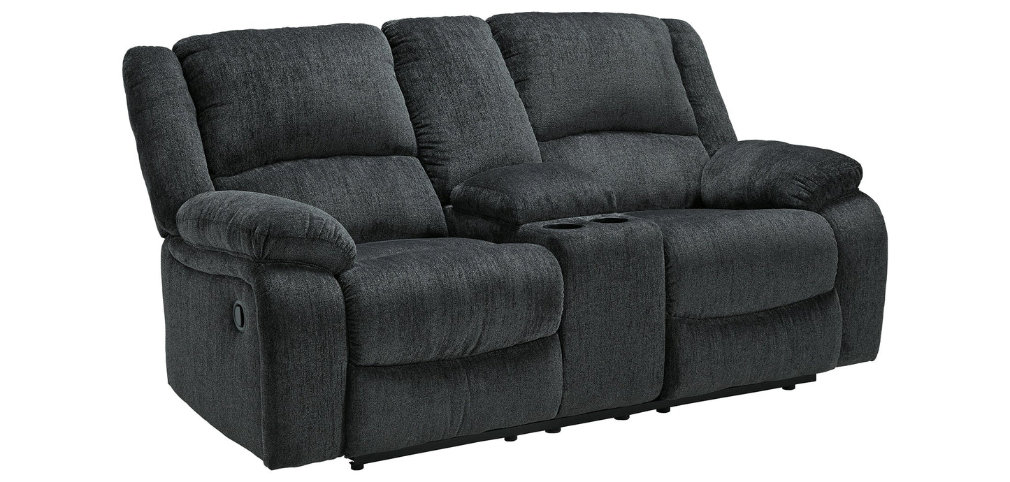 DBL REC LOVESEAT W/CONSOLE