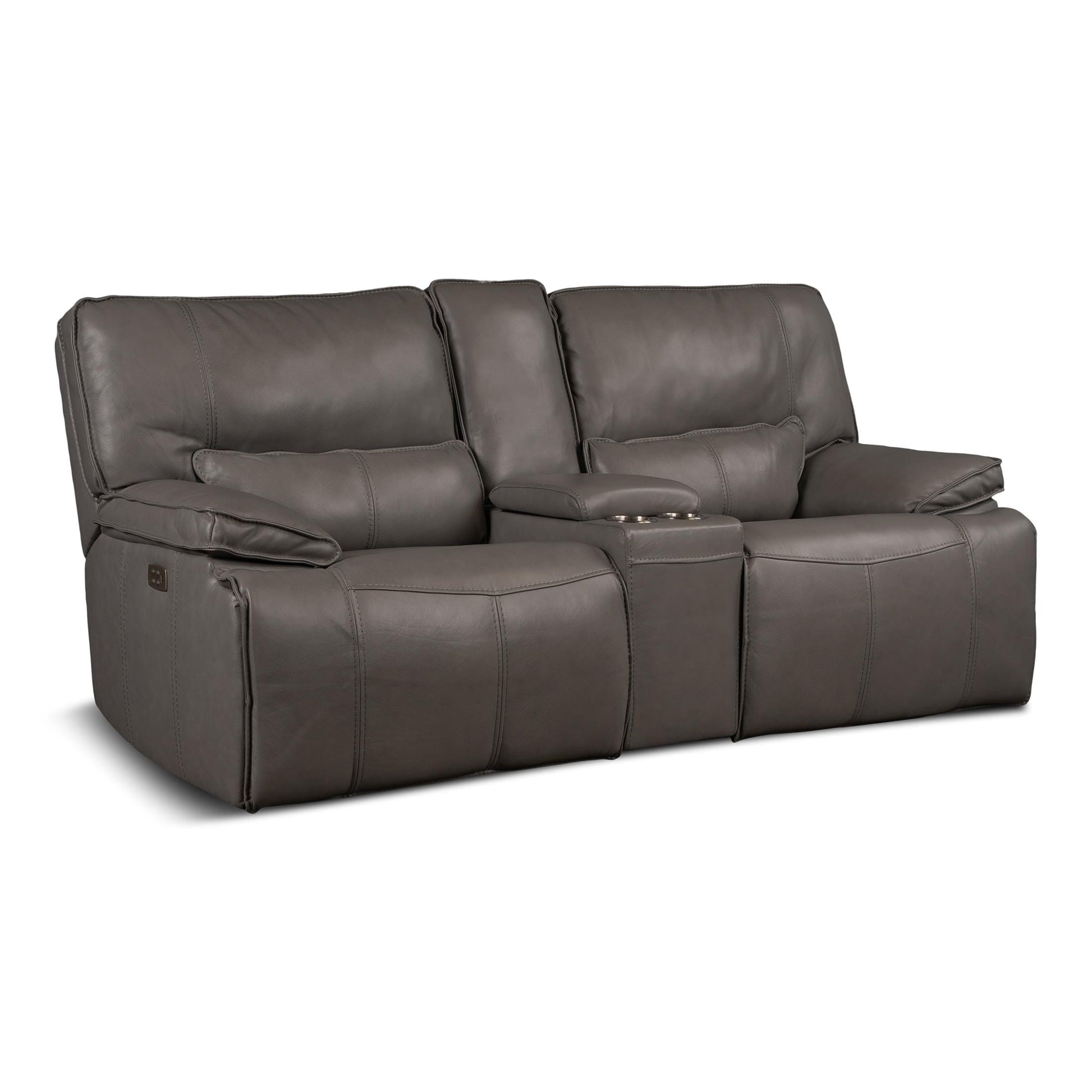 Bozeman Power Console Loveseat with Power Headrest