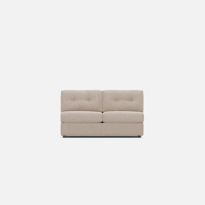 Modular One Armless Full Memory Foam Sleeper Sofa