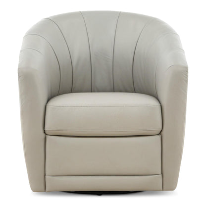 Giada Leather Swivel Chair