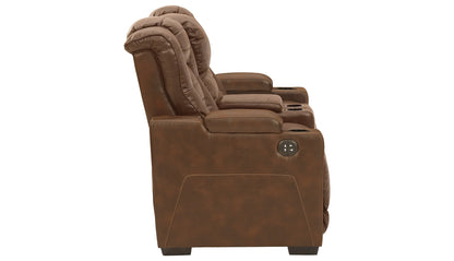 Owner's Box  Power Reclining Loveseat