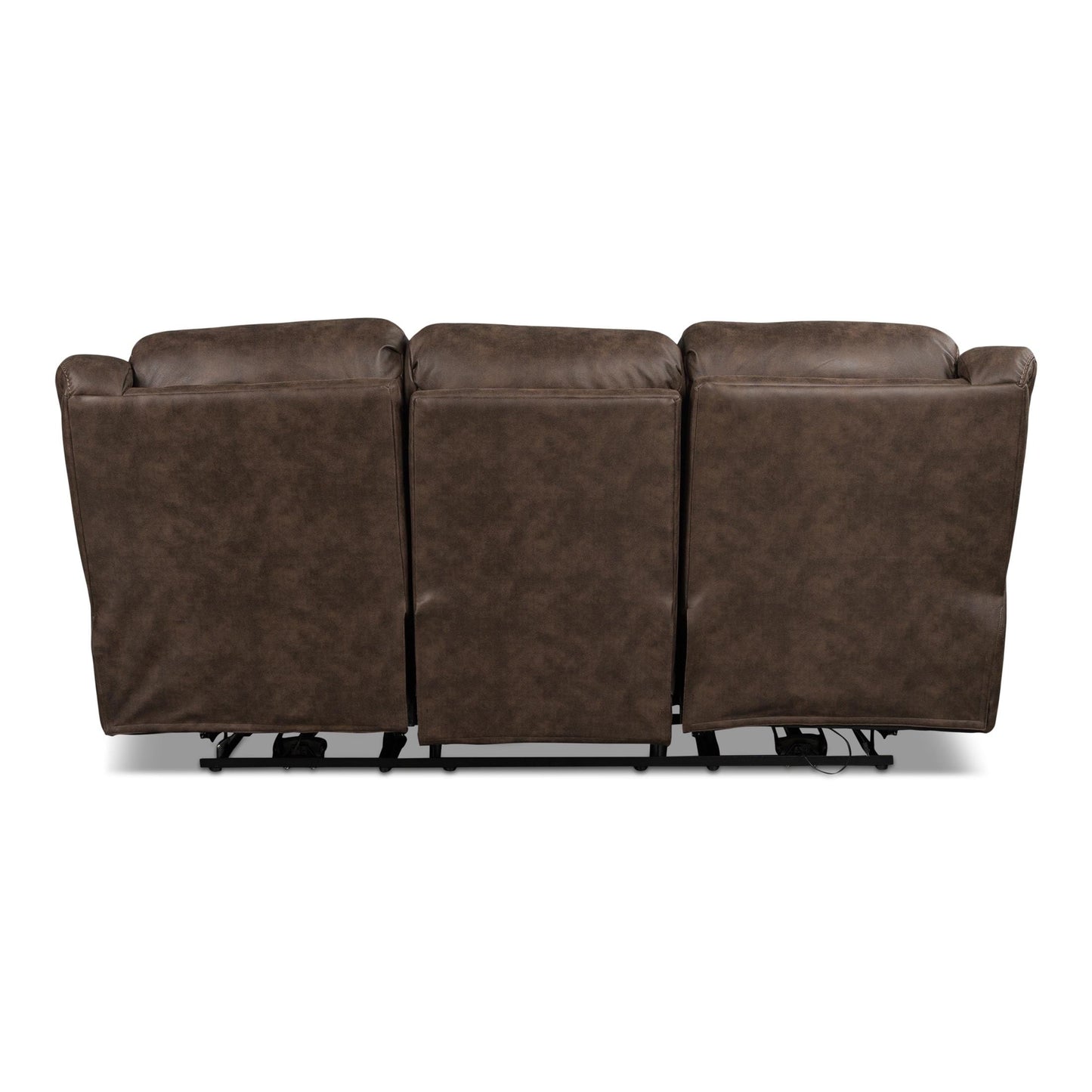 Valor Brown Power Sofa