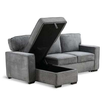 Amir 2-Piece Sectional With Sofa Bed