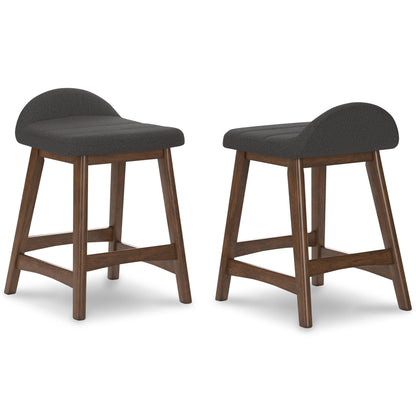 Lyncott Counter Height Bar Stool (Set of 2)