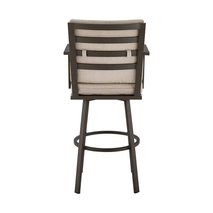 Don 26" Outdoor Patio Swivel Counter Stool