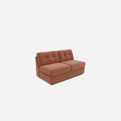 Modular One Armless Full Innerspring Sleeper Sofa