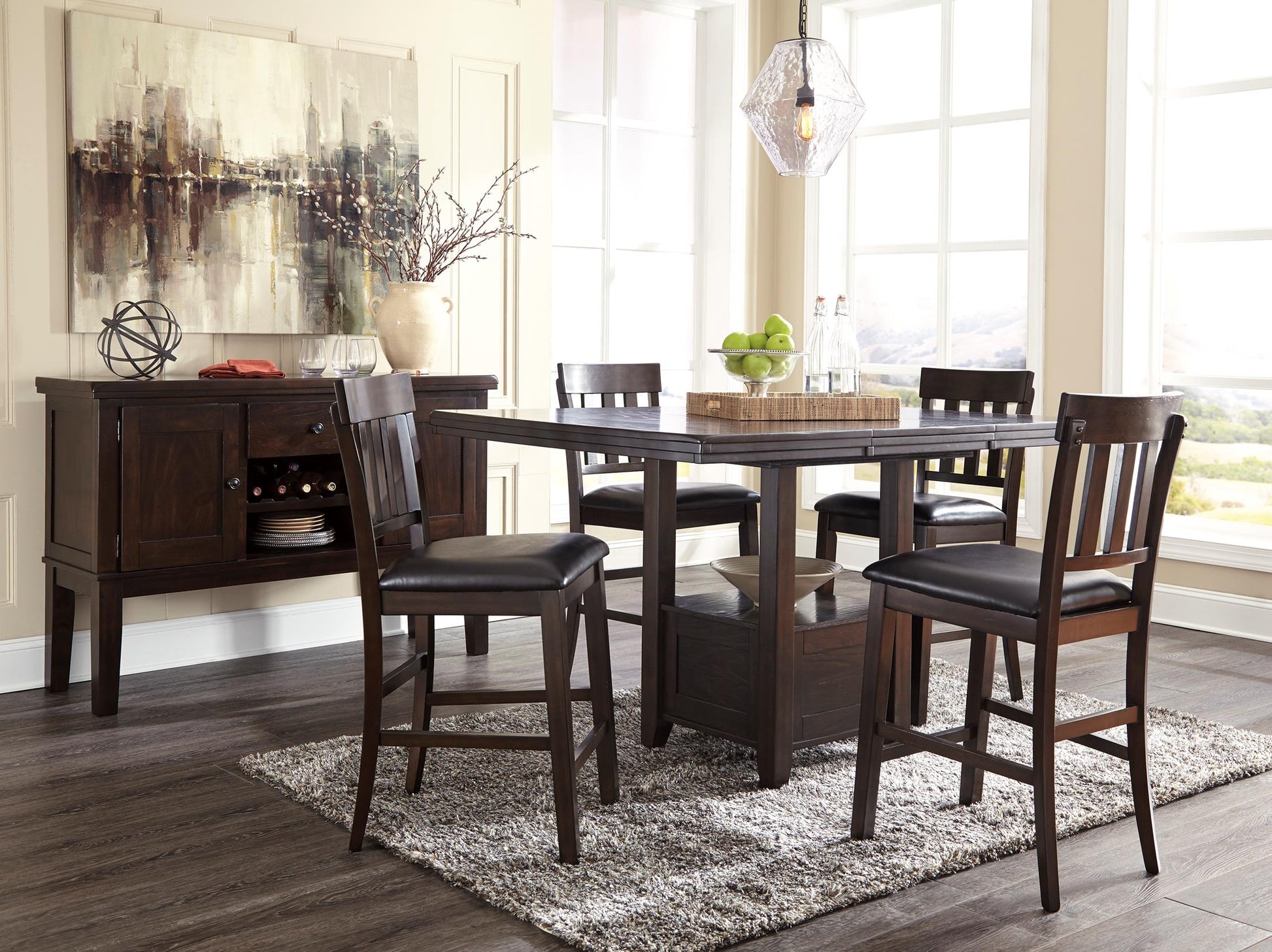 Haddigan Counter Height Bar Stool (Set of 2)