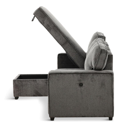 Amir 2-Piece Sectional With Sofa Bed