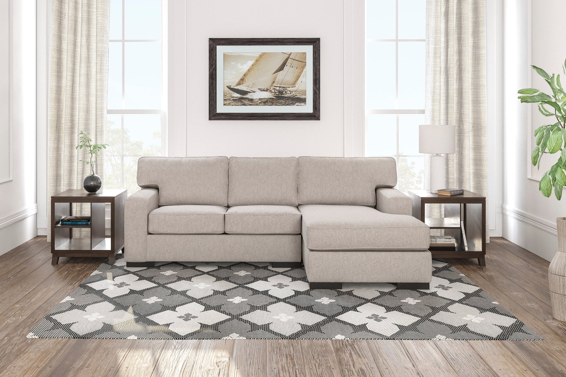 Ashlor Nuvella 2-Piece Sectional with Chaise