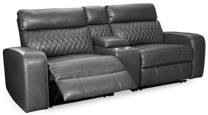 Samperstone 3-Piece Power Reclining Modular Loveseat