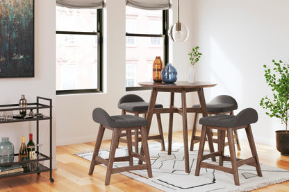 Lyncott Counter Height Bar Stool (Set of 2)