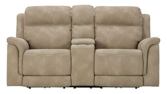 Next-Gen DuraPella Power Reclining Loveseat with Console