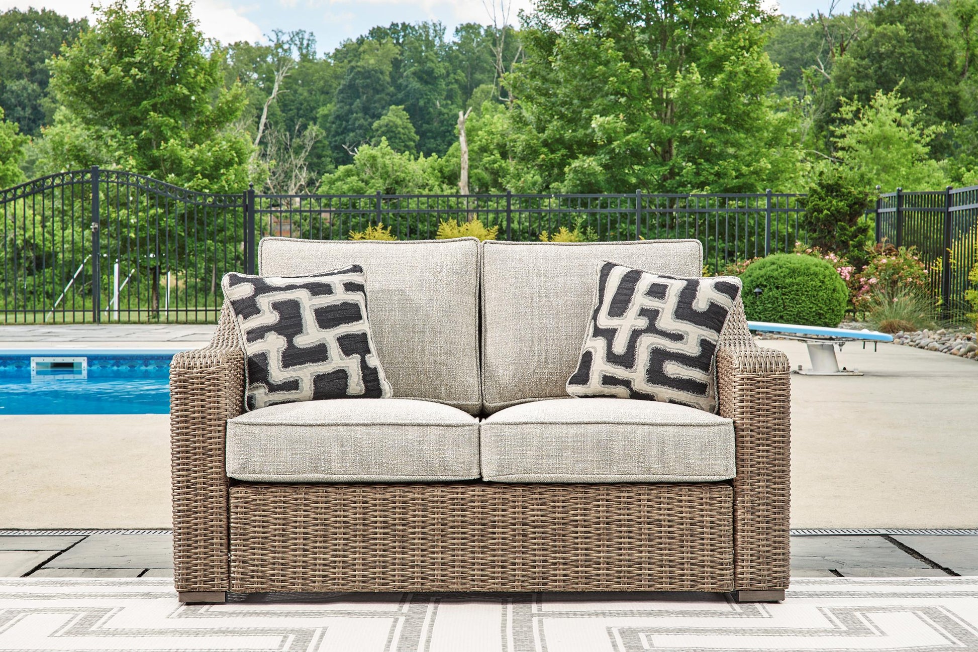 Beahcroft Outdoor Loveseat