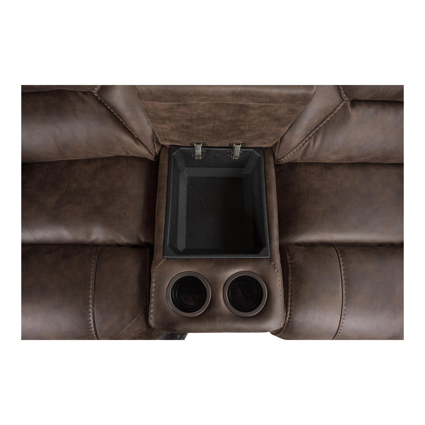 Valor Brown Power Loveseat