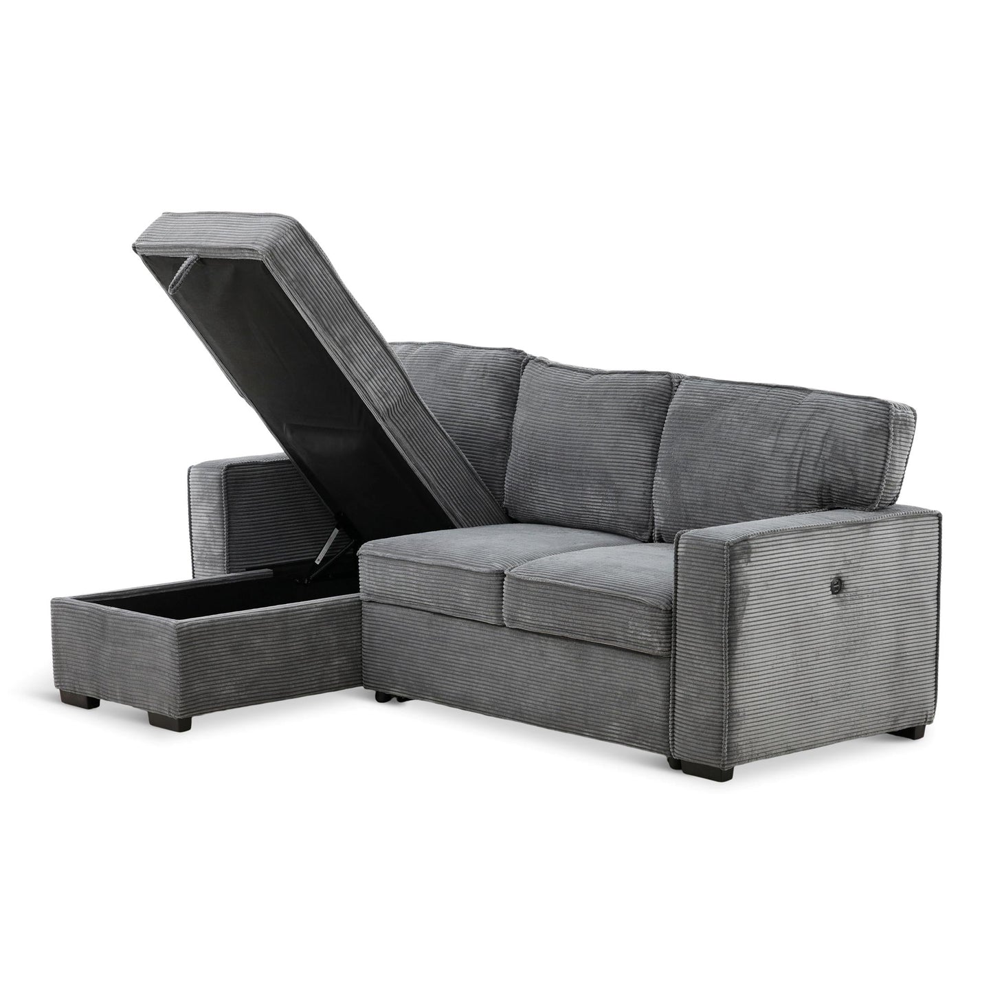 Amir 2-Piece Sectional With Sofa Bed