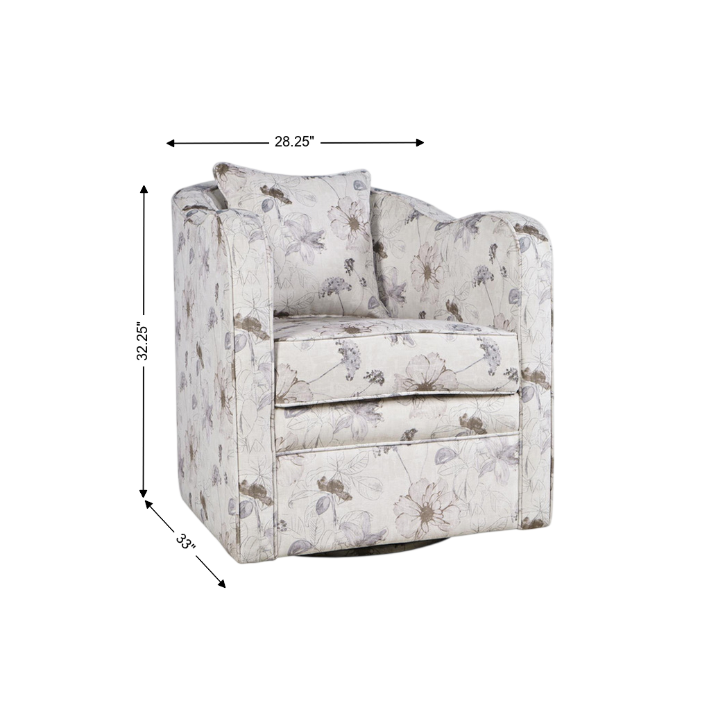 Flora Swivel Accent Chair