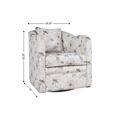 Flora Swivel Accent Chair