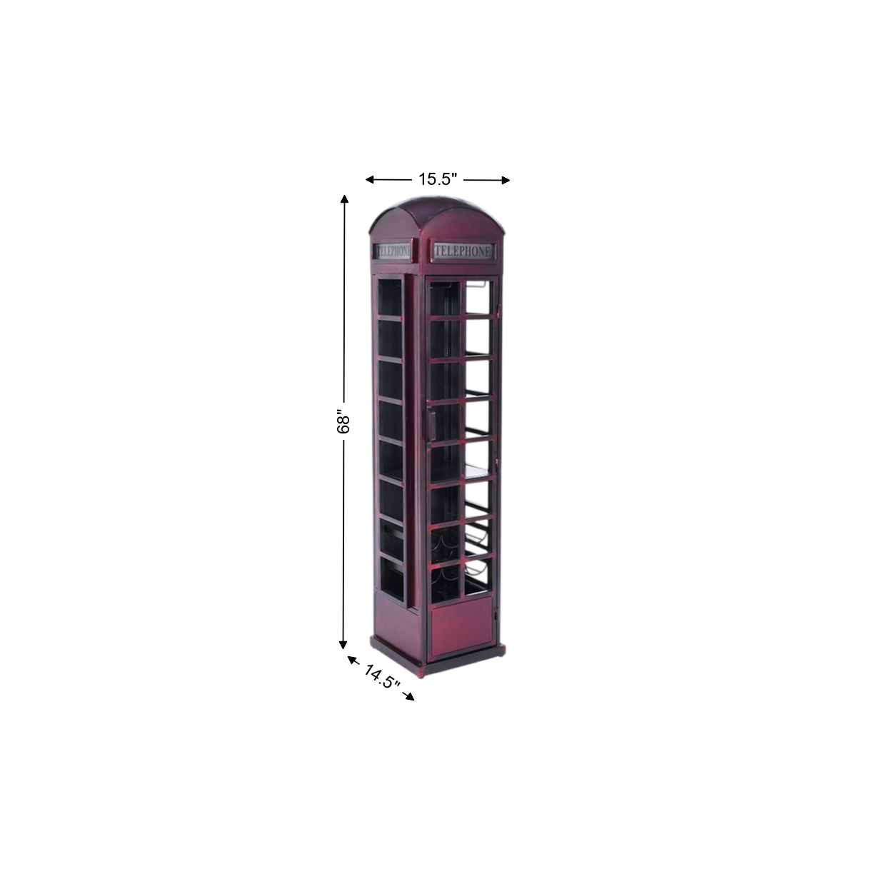 Telly Telephone Booth Bar