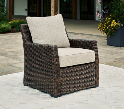 Brook Ranch Outdoor Lounge Chair with Cushion