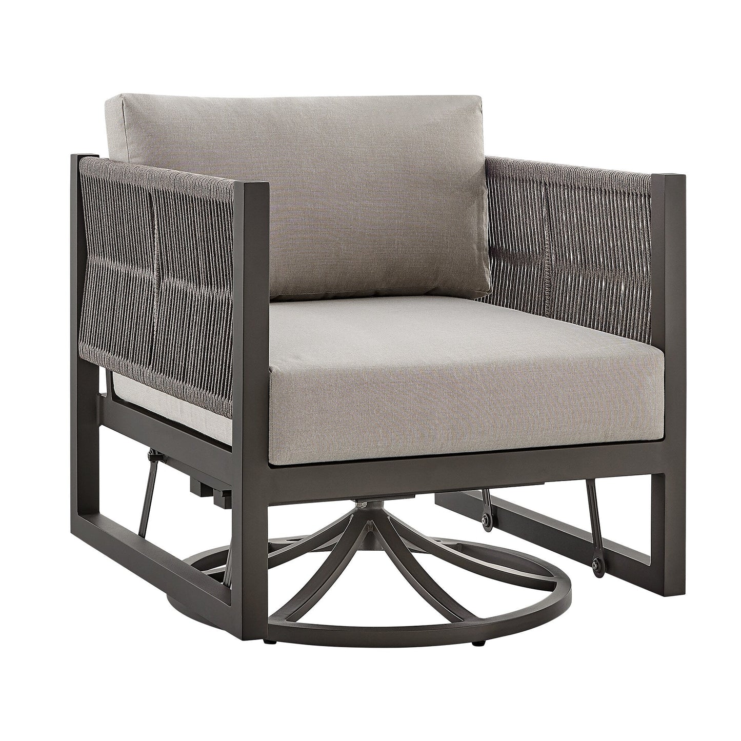 Cuffay Outdoor Patio Swivel Glider Lounge Chair