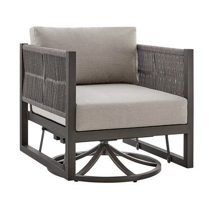 Cuffay Outdoor Patio Swivel Glider Lounge Chair