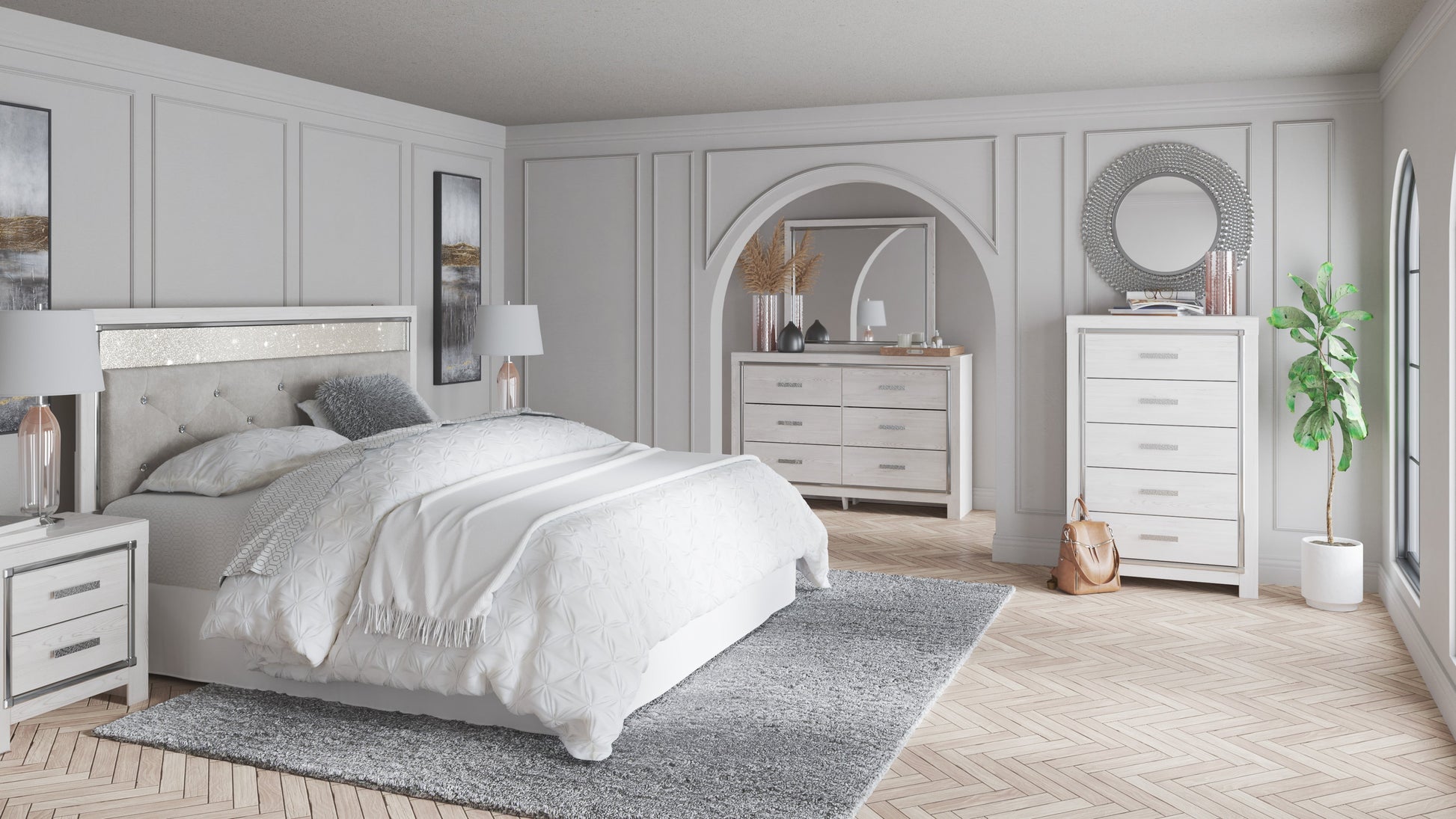 Altyra 4-Piece Full Bedroom Set With Chest