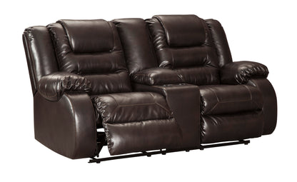 DBL REC LOVESEAT W/CONSOLE