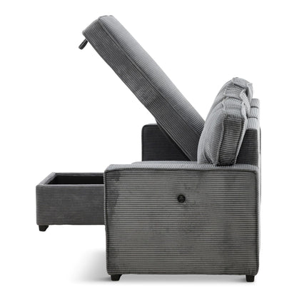 Amir 2-Piece Sectional With Sofa Bed