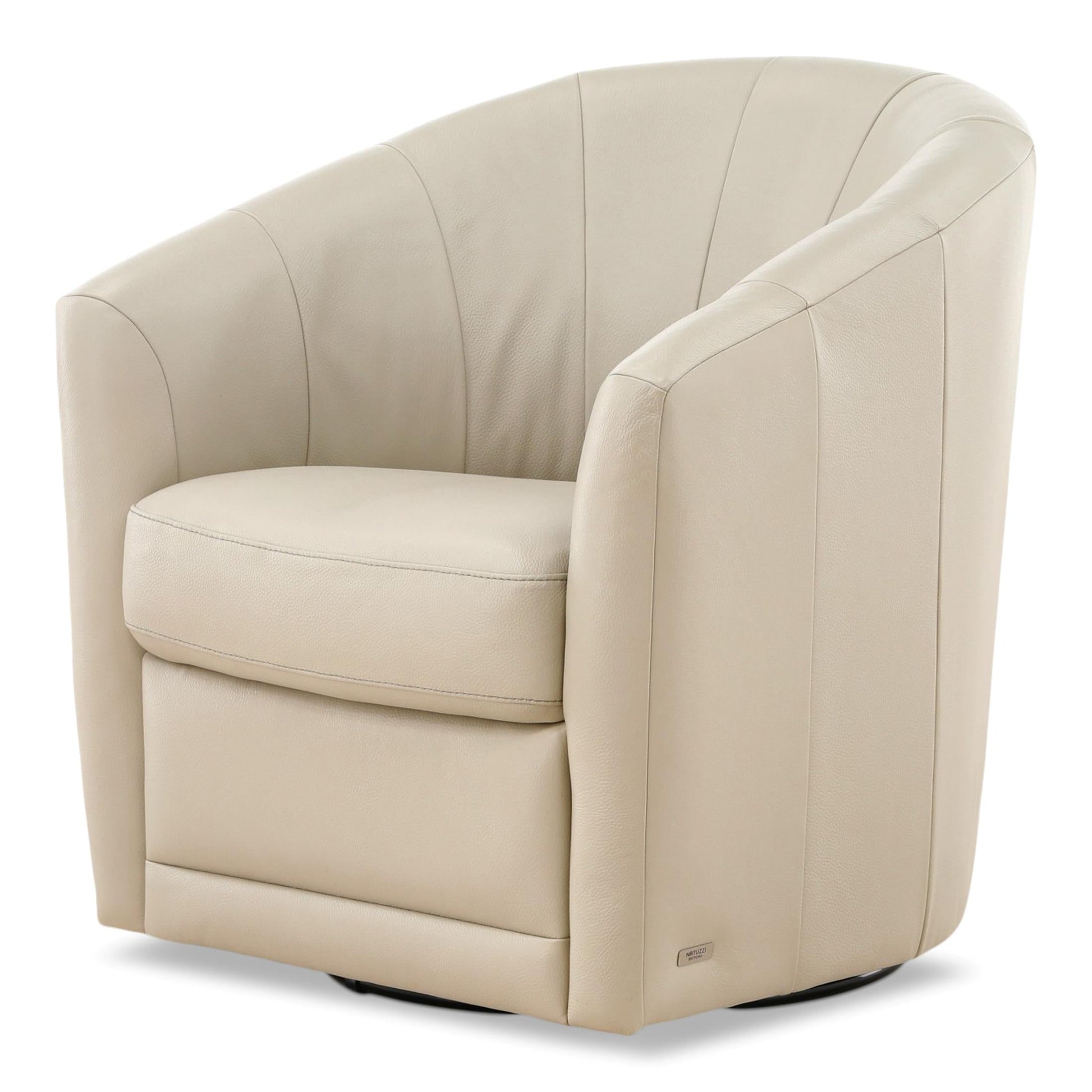 Giada Leather Swivel Chair