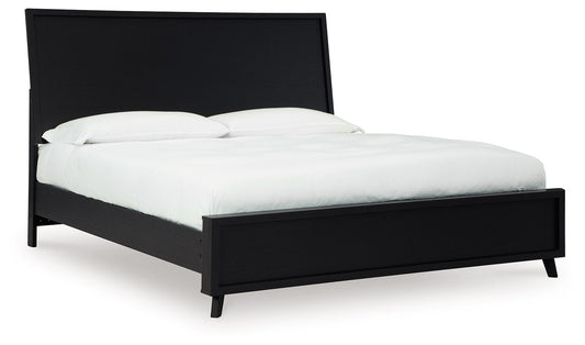 Danziar King Panel Bed With Framed Panel Footboard