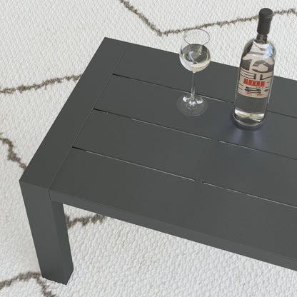 Grayton Outdoor Aluminum Coffee Table