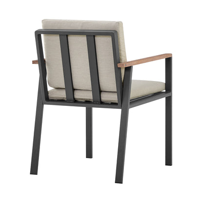 Nofi Outdoor Patio Dining Chair (Set of 2)