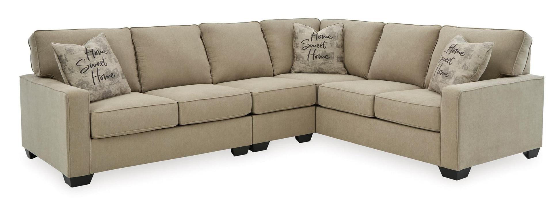 Lucina 3-Piece Left-Facing Sectional