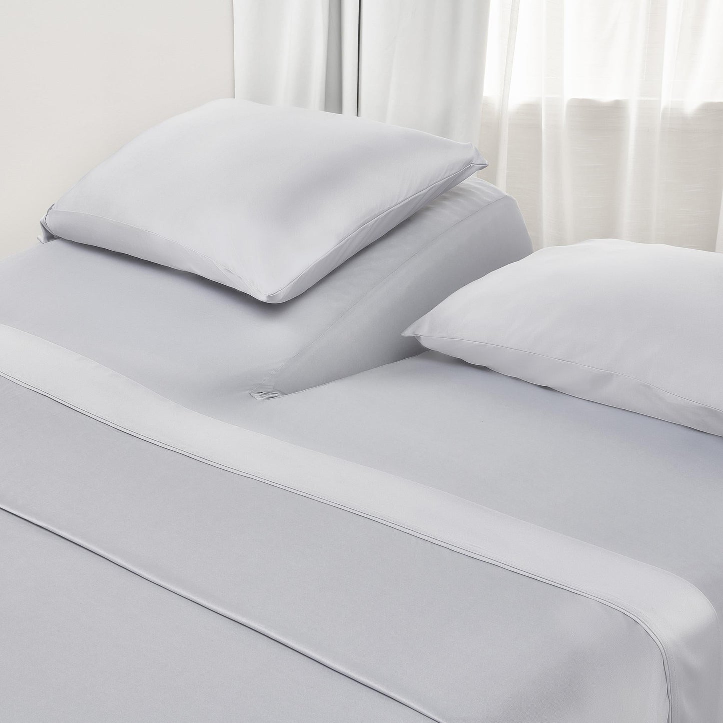 DriTec Light Grey Split Head Sheet Set