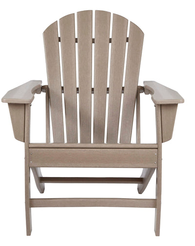 Ashley Sundown Treasure Outdoor Patio Adirondack Chair Driftwood