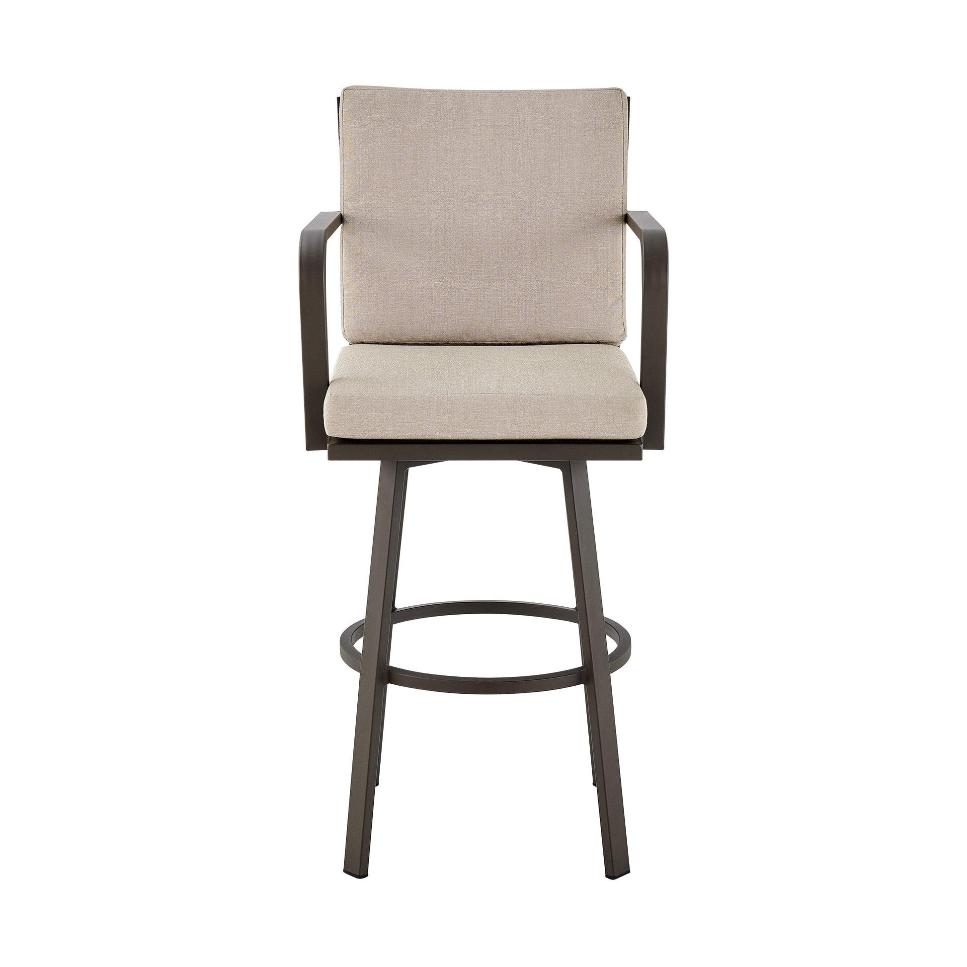 Don 30" Outdoor Patio Swivel Bar Stool