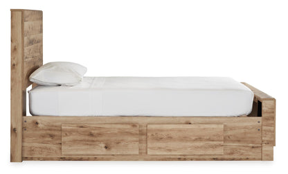 Hyanna Twin Panel Bed With 1 Side Storage
