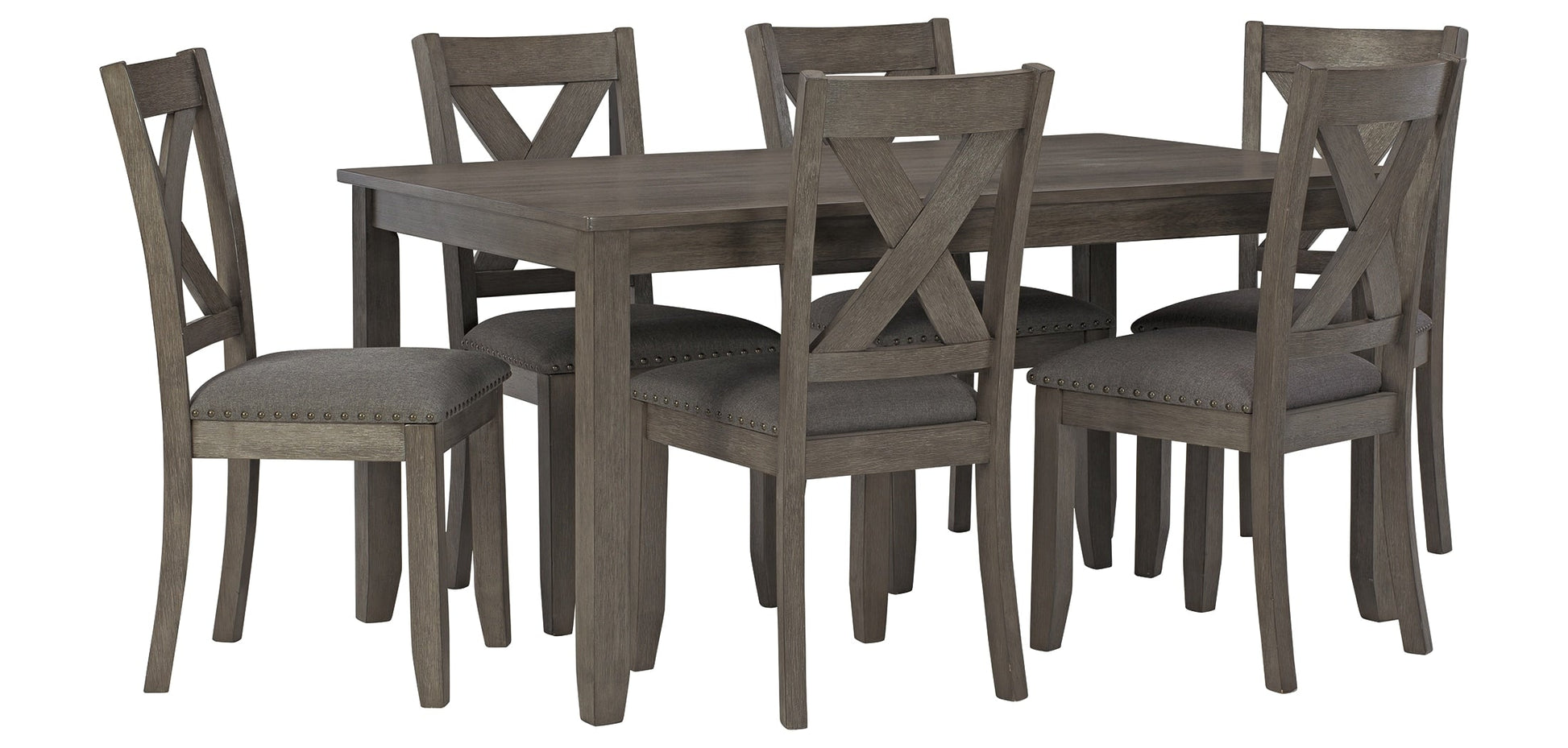 Caitbrook Dining Table and Chairs (Set of 7)