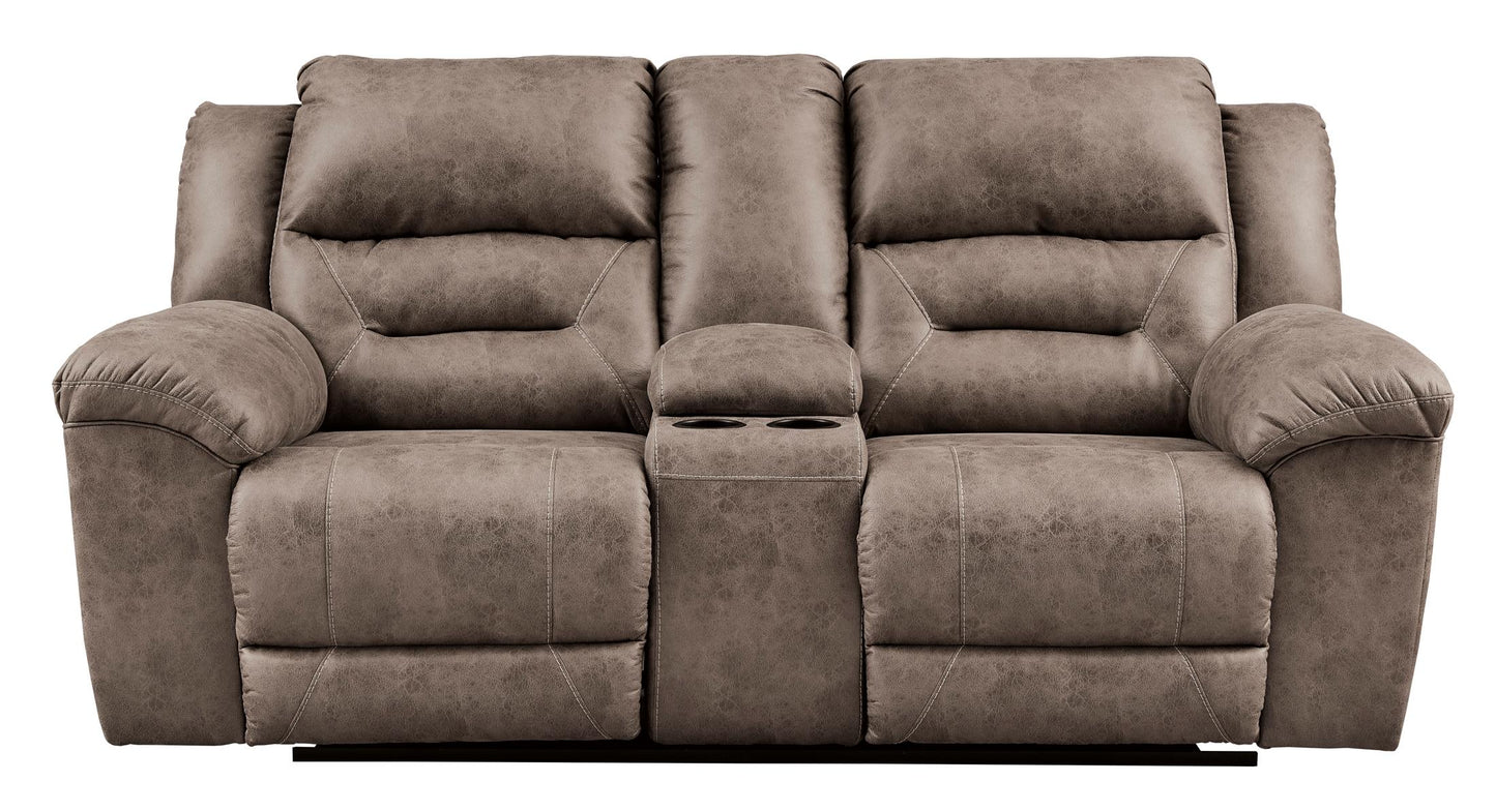 Stoneland Power Reclining Loveseat with Console